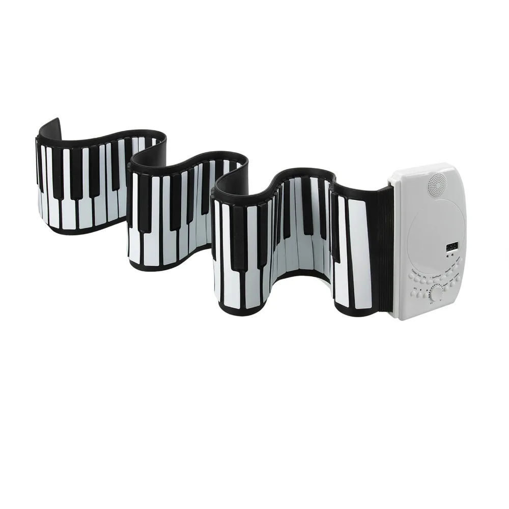 Новые творческие Беспроводной клавиатура md88s USB MIDI Roll Up Пианино комплект с гибким