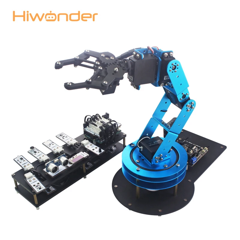 Hiwonder 6DOF механическое вспомогательное развитие рука робота с сервоприводом и контроллером для DIY в разобранном виде RC части игрушки для детей