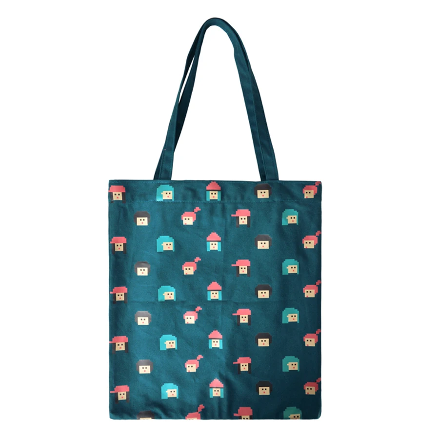 KIITOS LIFE холщовые печатные хозяйственные сумки для женщин 2 сезона (FUN KIK)|bags for women|bag