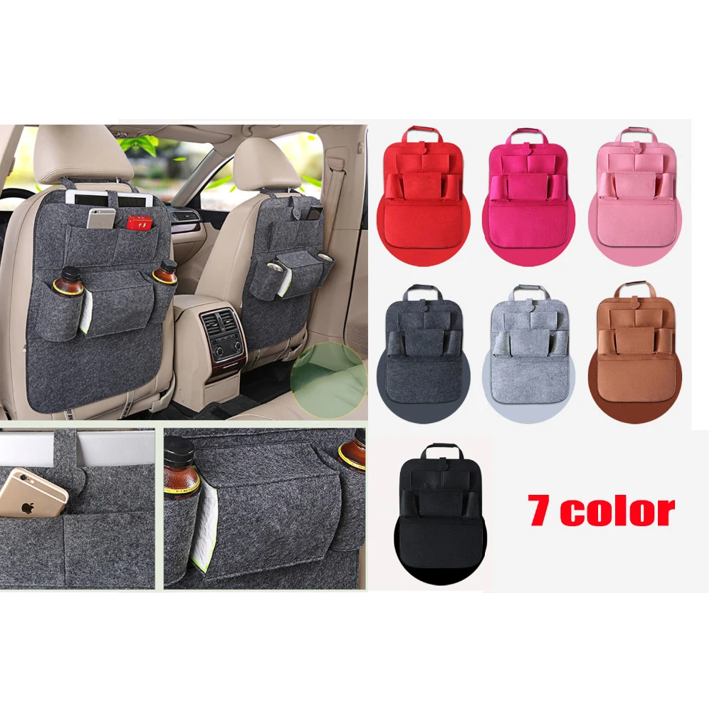 Тёмно-серый фетровый чехол для хранения вещей в автомобиле | Автомобили и