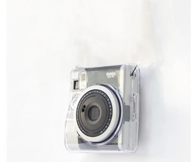Fujifilm Instax Mini 90 Прозрачный чехол для камеры ПВХ прозрачный ремешок защитная сумка