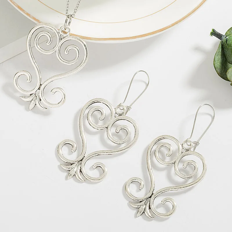 Сережки античное серебро с Африканским символом цветные Серьги Adinkra Gye Nyame