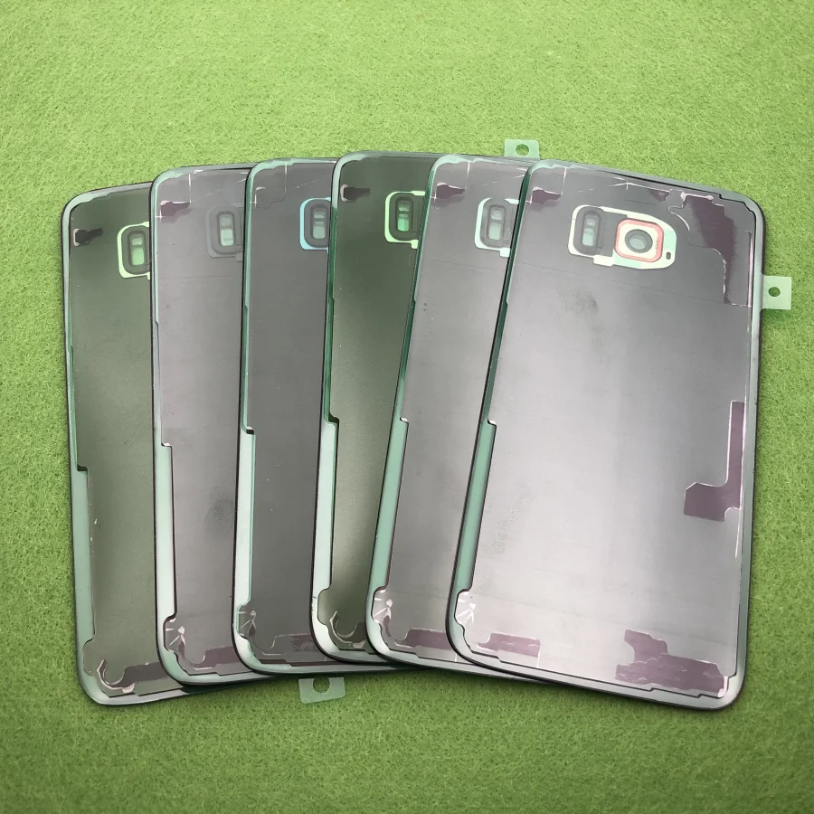 Для SAMSUNG Galaxy S7 Edge G935 G935F S7 G930 G930F Задняя стеклянная крышка батарейного отсека задняя дверь Корпус чехол S7 Edge Задняя стеклянная крышка