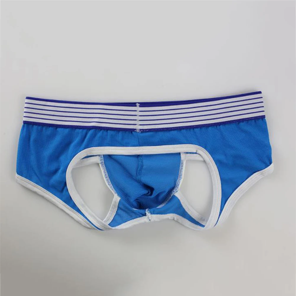 Сексуальные открытые u-выпуклые трусы дышащее мужское эластичное нижнее белье с