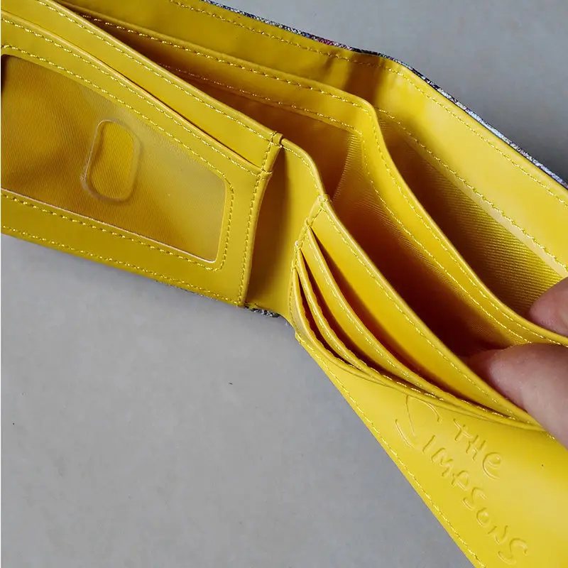 Аниме Симпсоны семьи логотип 07 кошельки кошелек Multi 12 см кожа Новинка Лидер