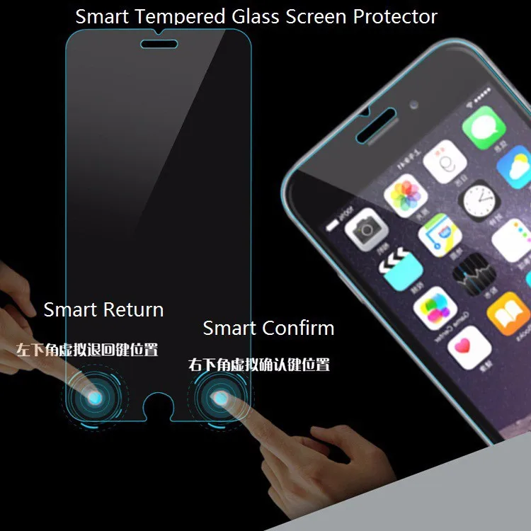 Новинка Высокое качество Smart touch твердость 9H 2.5D Закаленное стекло Защитная пленка