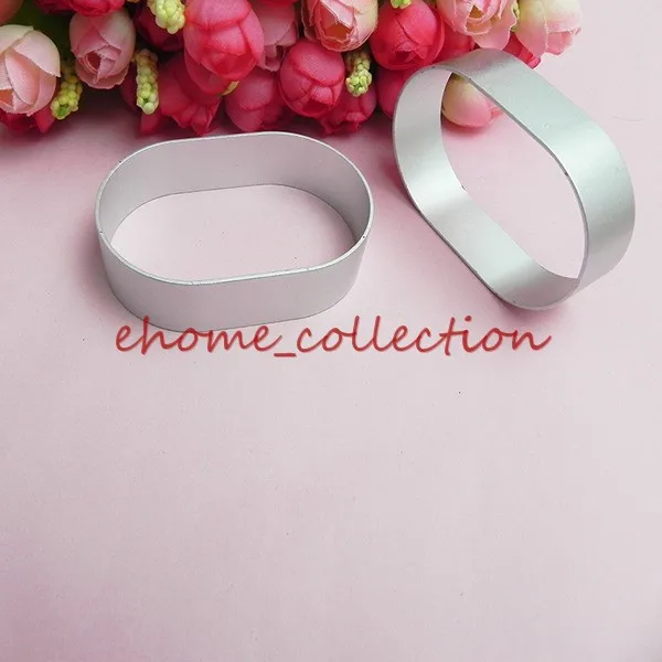 5 шт./компл. эллипс/овальной формы силиконовые алюминиевые металлические резаки