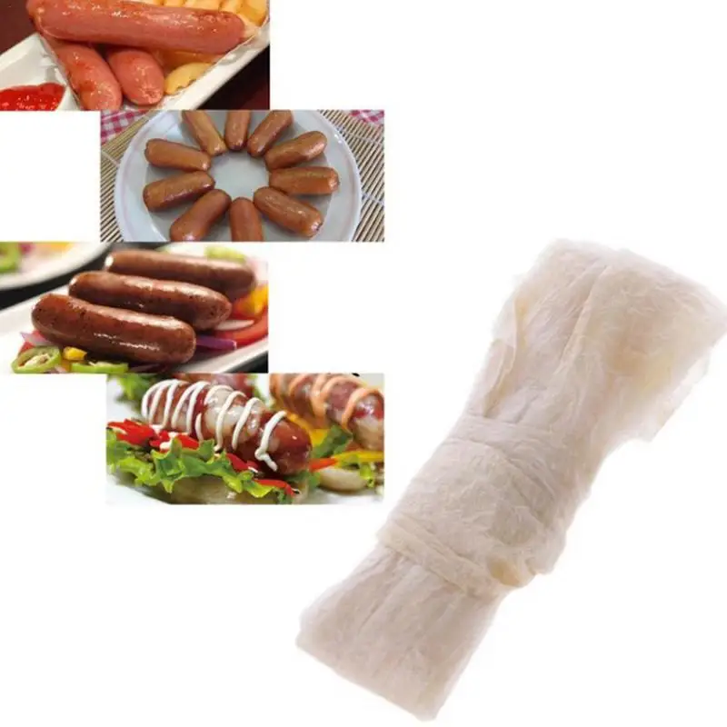 10 шт./лот корпус для сосисок 28/30 сухой Salami наполнитель набор колбасы упаковочные