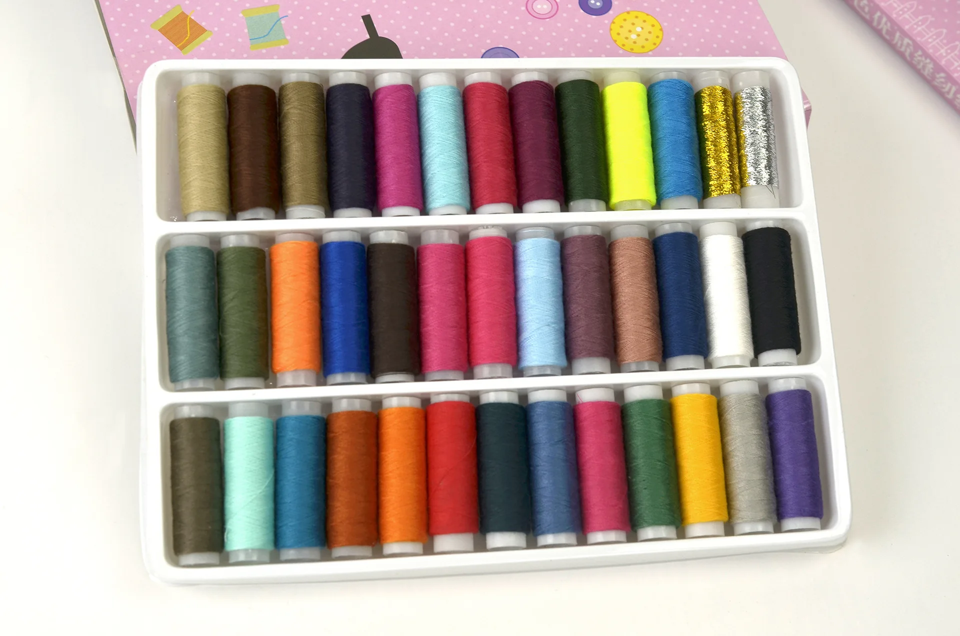 39 цвет домашняя швейная нить для машинной небольшой оси нитки швейные ручного