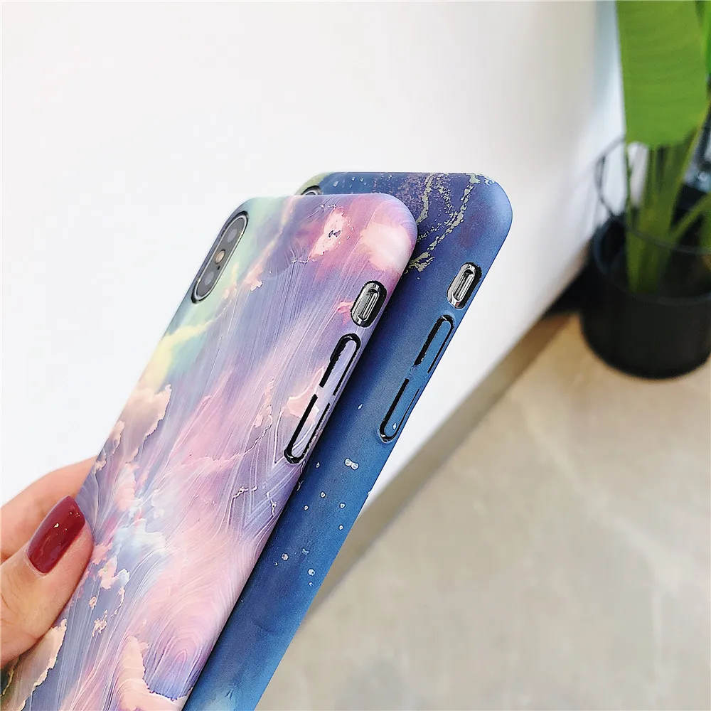 Для samsung S10 Plus чехол в стиле ретро крутой мраморный узор для S8 S9 S7 Edge Galaxy Note8 N9
