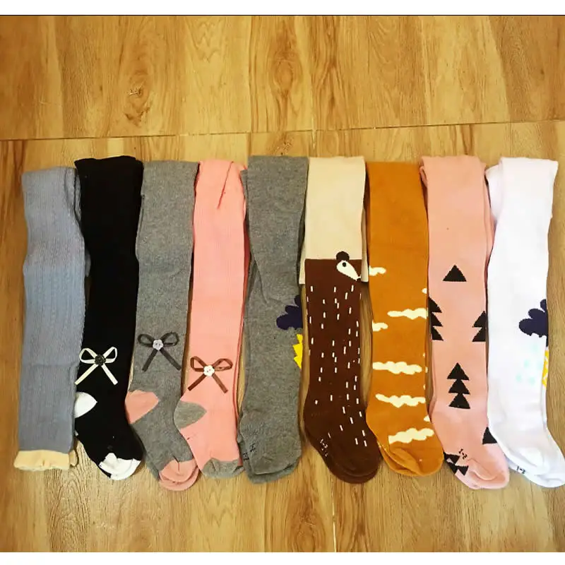 Детские колготки для девочек детские чулки с бантом принцессы детей дошкольного