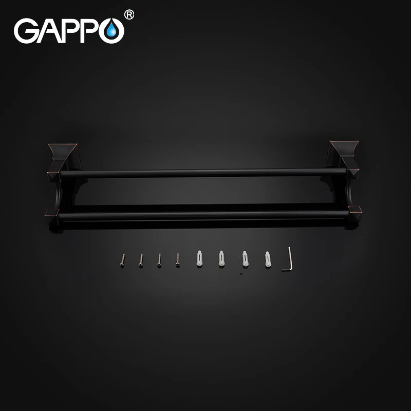 Башенные перекладины GAPPO с двойной направляющей вешалка для банных полотенец