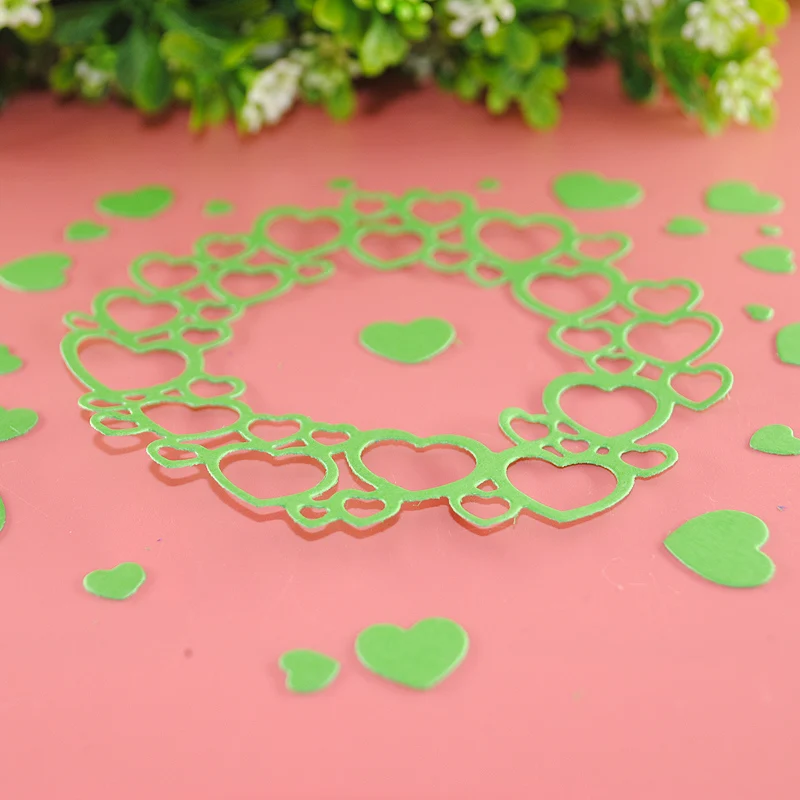 YLCD180 любовь круг металла резки штампы для трафареты скрапбукинга карточки