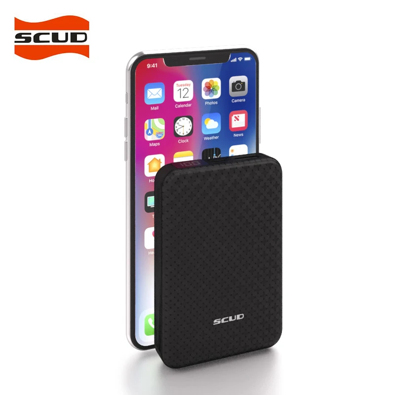 SCUD 10000 mAh один USB внешний аккумулятор зарядное устройство Портативный ЖК банк