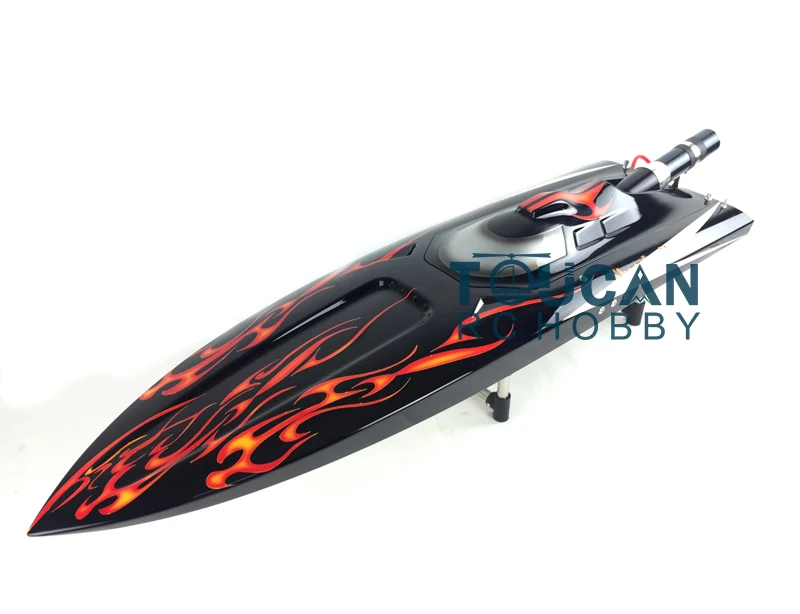 G30D ARTR стекловолокно RC монокорпус лодка 30CC двигатель WaterCoolingSys черный с красным