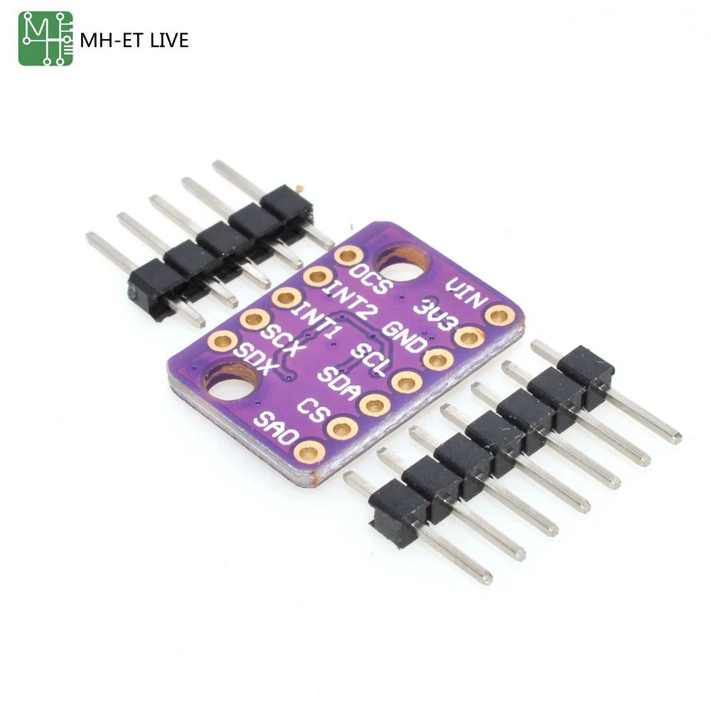 MH ET LIVE BMI160 GY 6DOF 6 осевой гироскоп гравитационный модуль датчика акселерометра IIC I2C