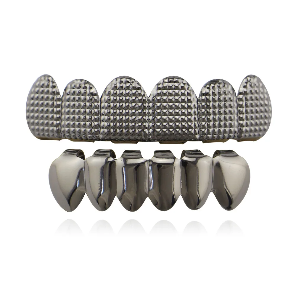 Омайфан Хип-хоп зубные гриллзы из меди, золотистого цвета, набор для мужчин, бижутерия для зубов хип-хопа от фабрики по самой низкой цене.