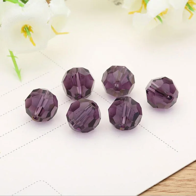 Purple 1000 шт./партия, искусственный кристалл, 32 бусины для лица, рассредоточенные DIY браслет, ожерелье, детские развивающие игрушки 4 мм - Цвет: Purple