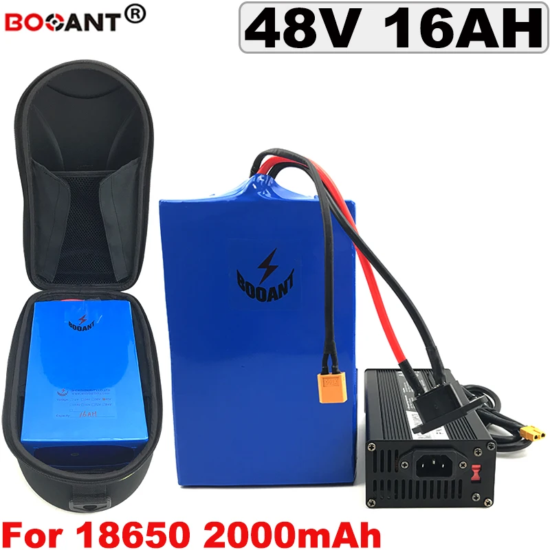 48V 16AH E bike литиевая аккумуляторная батарея + сумка для Bafang BBSHD BBS02 500W 800W 1200W мотор