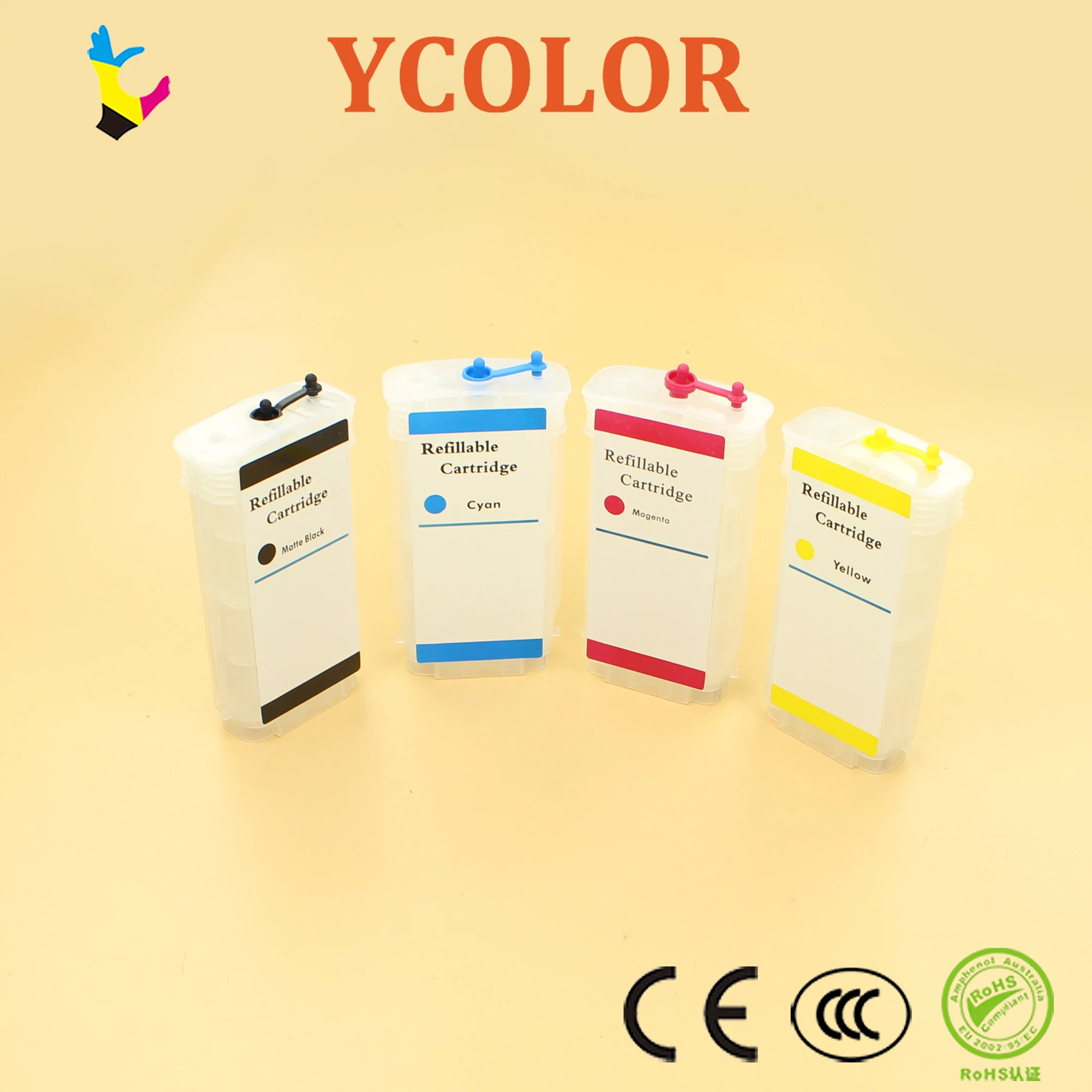 MBK C M Y 130ml для hp 10 hp 82 пустые заправка картриджа с чипом ARC для hp Designjet 500 500ps 800 800ps 820mfp 815mfp принтер