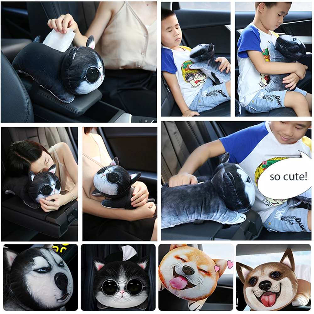 Коробка для салфеток в мультяшном стиле 3D милая коробка хранения бумажных