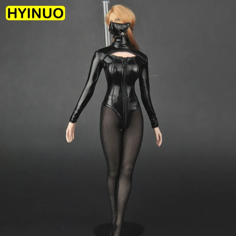 Сексуальные женские черные сиамские Стринги в масштабе 1/6 ZY5003 нижнее белье