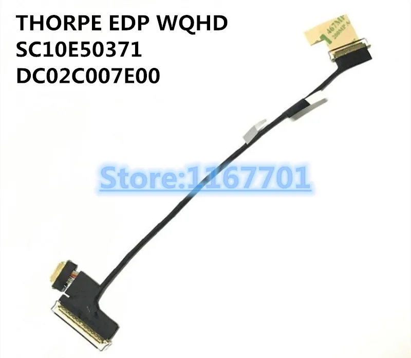 Новый кабель для ноутбука/ноутбука LCD/LED/LVDS Lenovo Thinkpad T460S T470S THORPE EDP WQHD SC10E50371 DC02C007E00