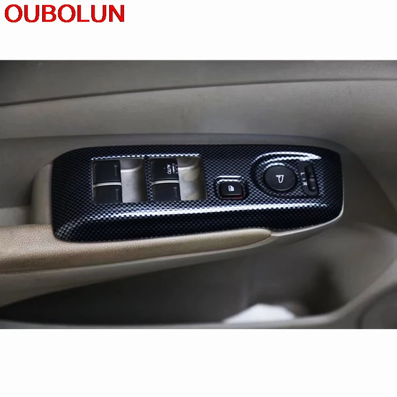 Аксессуары для интерьера Honda City 2008 2012 LHD AT переключатель передач из углеродного