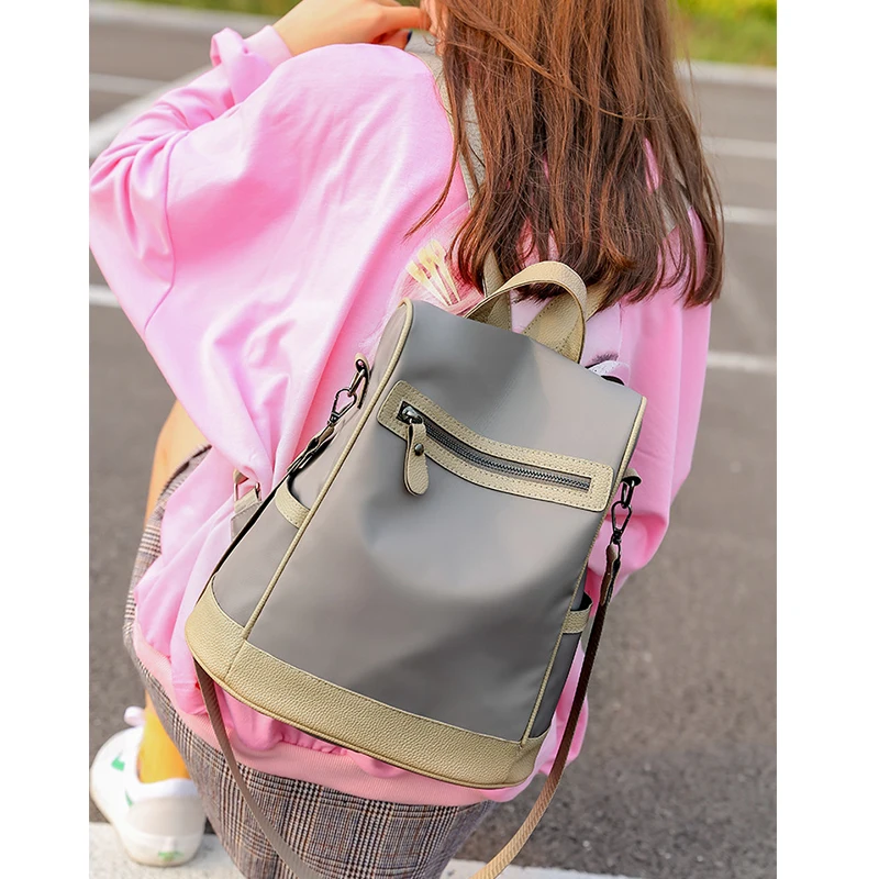 Ataxzome мягкая сумка из ткани Оксфорд женский рюкзак винтажная женская на плечо