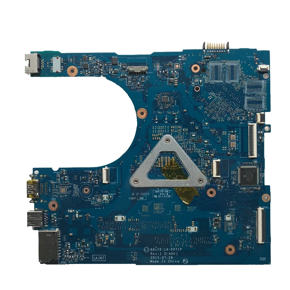 Оригинальная материнская плата SZWXZY для ноутбука DELL 5559 с I3 6100U DDR3 CN 088XGN 88XGN LA D071P 100%