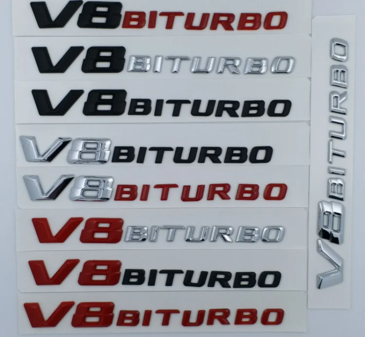 Для MERCEDES V8 BITURBO боковой брызговик логотип заводская табличка эмблема AMG