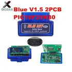 OCEAN 2PCB PIC18F25K80 прошивка 1,5 ELM327 V1.5 OBD2 BT диагностический интерфейс ELM 327 V1.5 аппаратная поддержка больше автомобилей