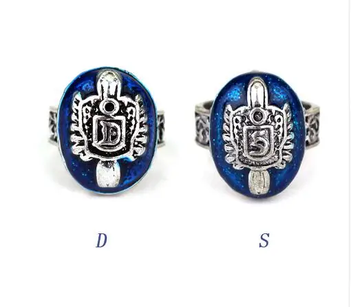 Дневники вампира Деймон/Стефан Сальваторе семья солнце крест кольца винтажные