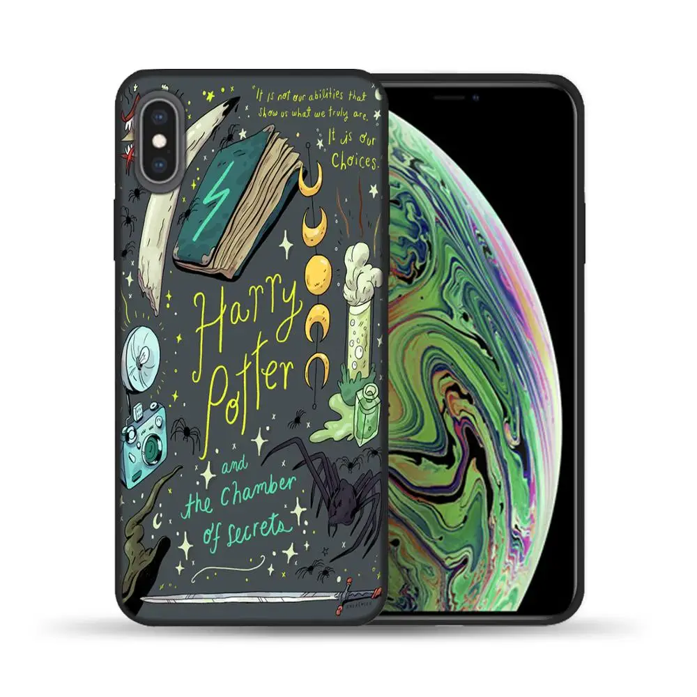 Чехол для телефона Always Hogwarts Comics Дизайн Мягкий силиконовый чехол s для iPhone X XS 11 Pro Max 7 6 6S 8 Plus 5S SE XR TPU чехол