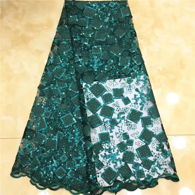 Новое поступление красивый ромб африканская кружевная ткань с блестками блестки
