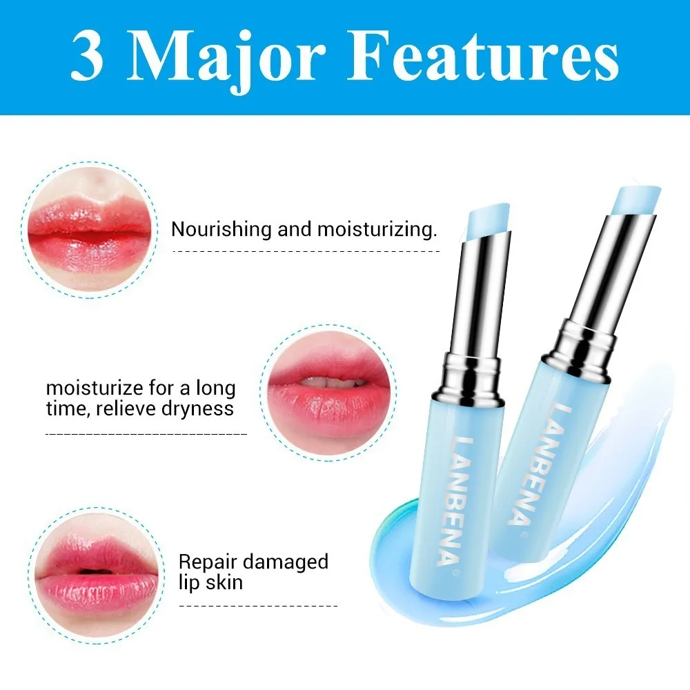 LANBENA Гиалуроновая кислота водные яркие увлажняющий бальзам для губ Губная помада