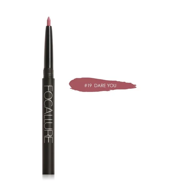 Focallure 19 цветов lipliner ручка Профессиональный водонепроницаемый Контурный карандаш для губ для женщин сексуальная матовая помада Косметические Карандаши - Цвет: Тёмно-синий
