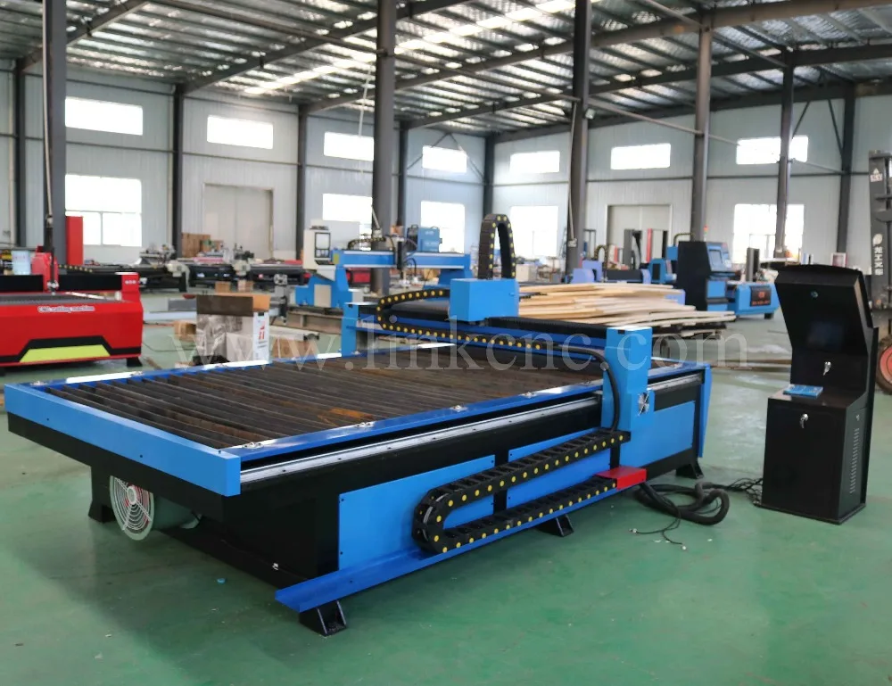 1500*3000 мм настольная плазменная резка для металла с источником питания huayuan 63 А