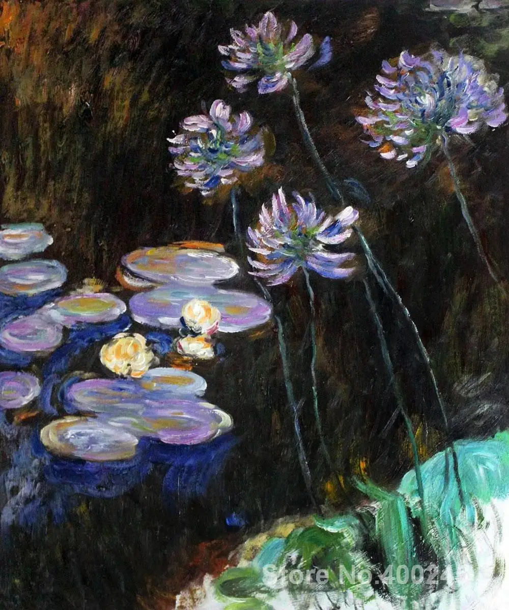 Картина моне черные кувшинки фото