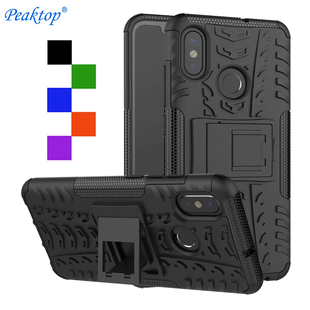 Противоударный защитный чехол-подставка для Xiaomi Mi A2 A1 7 5X6X8 Pocophone F1 Redmi S2 Y2 примечание 6 6A 5 5A 4 4X 4A 3 3S Pro Plus чехол