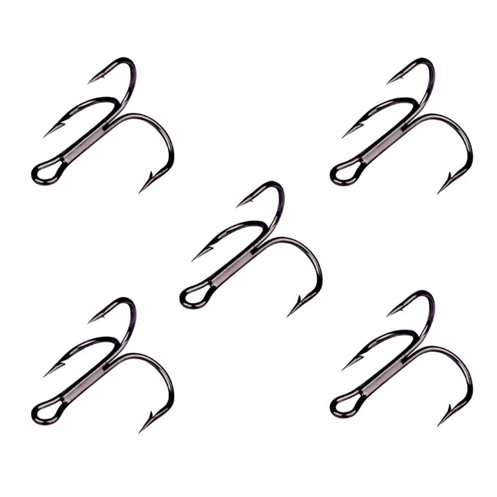 10 шт. высококачественные тройные Крючки колючие из высокоуглеродистой стали