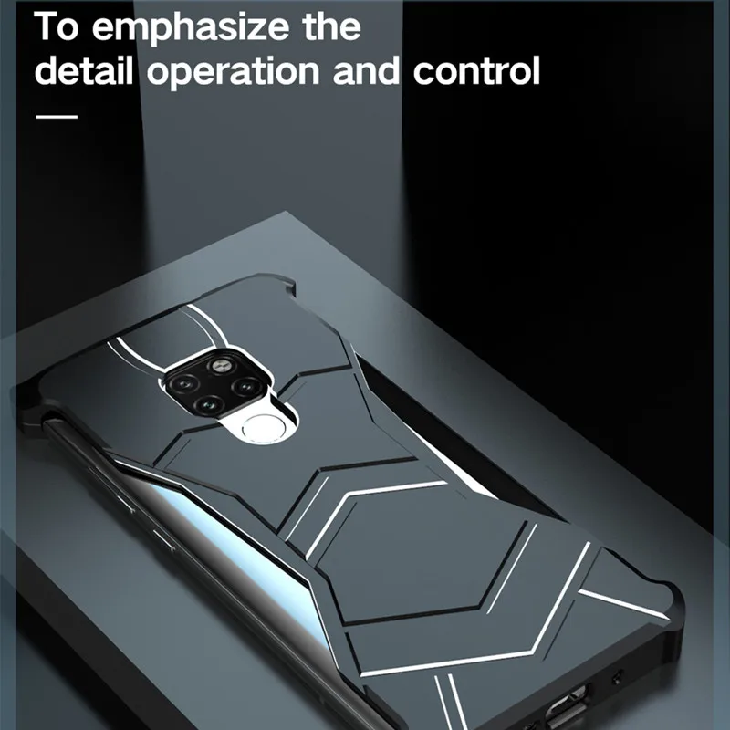 R-Just Роскошные пантера магнитные чехлы для huawei P30 Pro Nova4e алюминиевый бампер Магнитная Защитная крышка для huawei mate 20