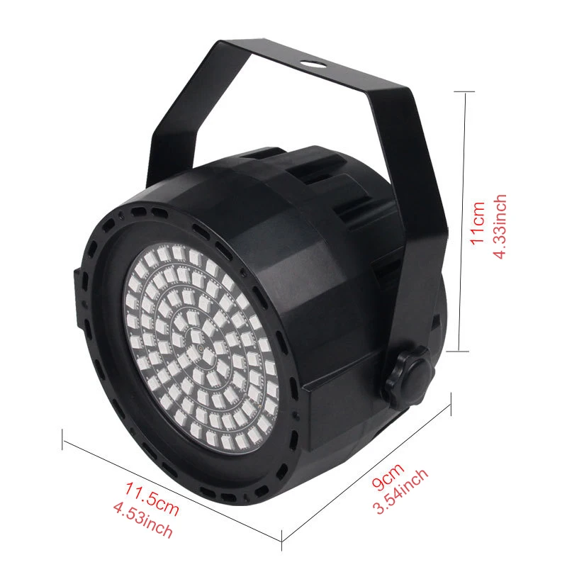Sharelife Mini 78 шт. светодиодных разноцветных сценических ламп RGBW для дискотек DJ