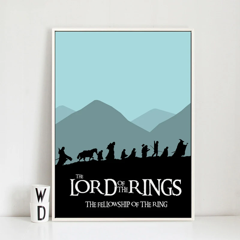 Wall Art Pictures Canvas Painting Poster Abstract Movie The Lord Of Rings Picture Home Decoration | Дом и сад