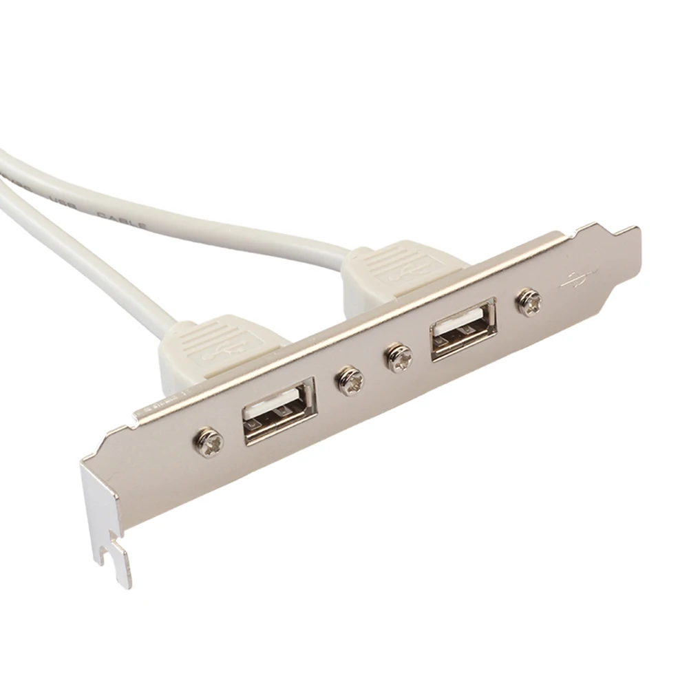 9 контактный разъем адаптер 30 см с женским на два порта USB 2 0 Женский кабель для