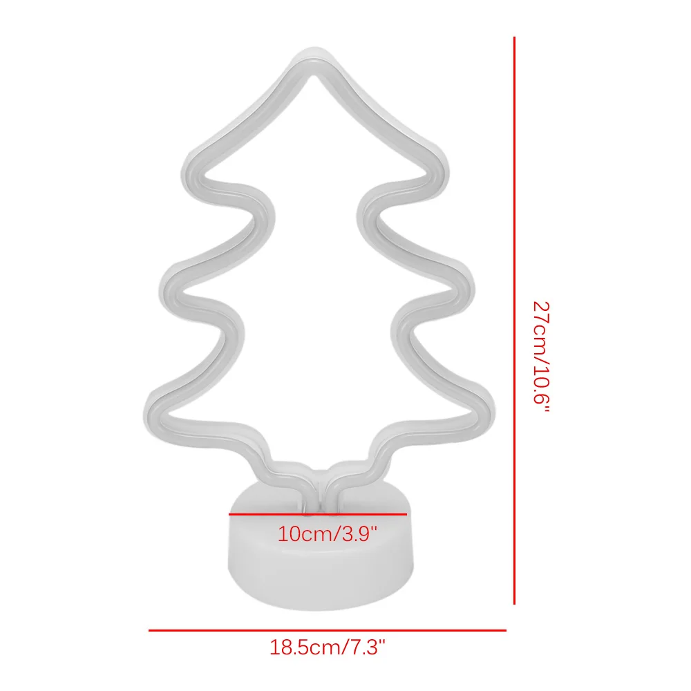 Светодиодные лампы ночь Батарея Рождественская елка Lightning шатер неоновый свет