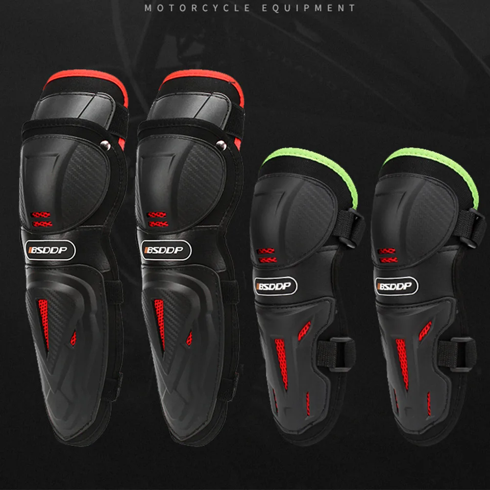 

4pcs Motocross Knee Protector Brace Protection Elbow Pad Kneepad Motorcycle Sports Cycling Guard Protector knee guard