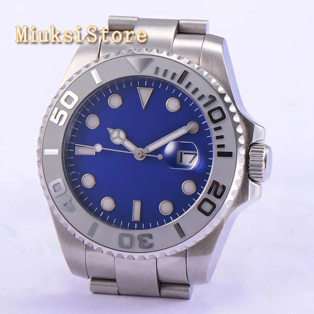 Роскошные Лучшие продажи блигер 43 мм Мужские механические с самообмоткой