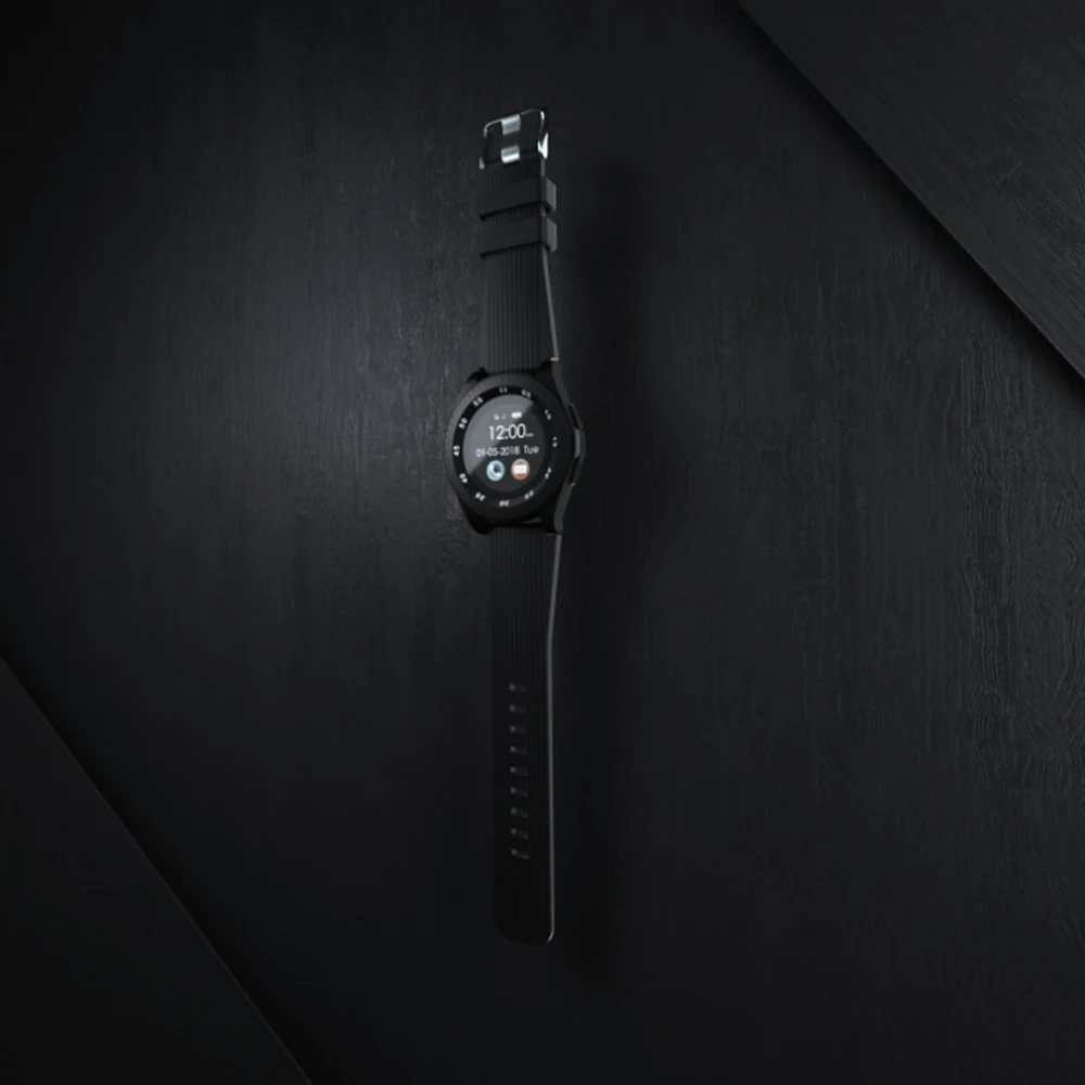 Black Z4 Высокоточный емкостный сенсорный экран Smartwatch водонепроницаемый спортивный фитнес умный браслет с камерой SIM для IOS Android - Цвет: Black