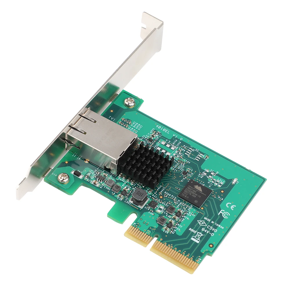 PCIe 10 гигабитная Ethernet Сетевая карта PCI express к 1 порту RJ45 адаптер 10/100/1000/10000